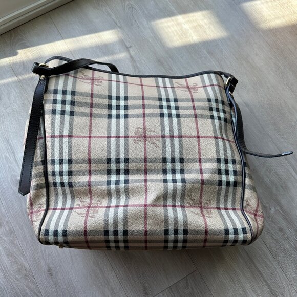 Burberry Canterbury Haymarket Leather Tote Bag - Picture 6 of 16